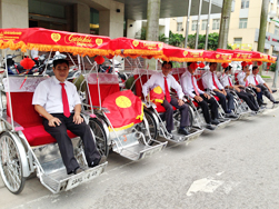 dịch vụ cho thuê xích lô